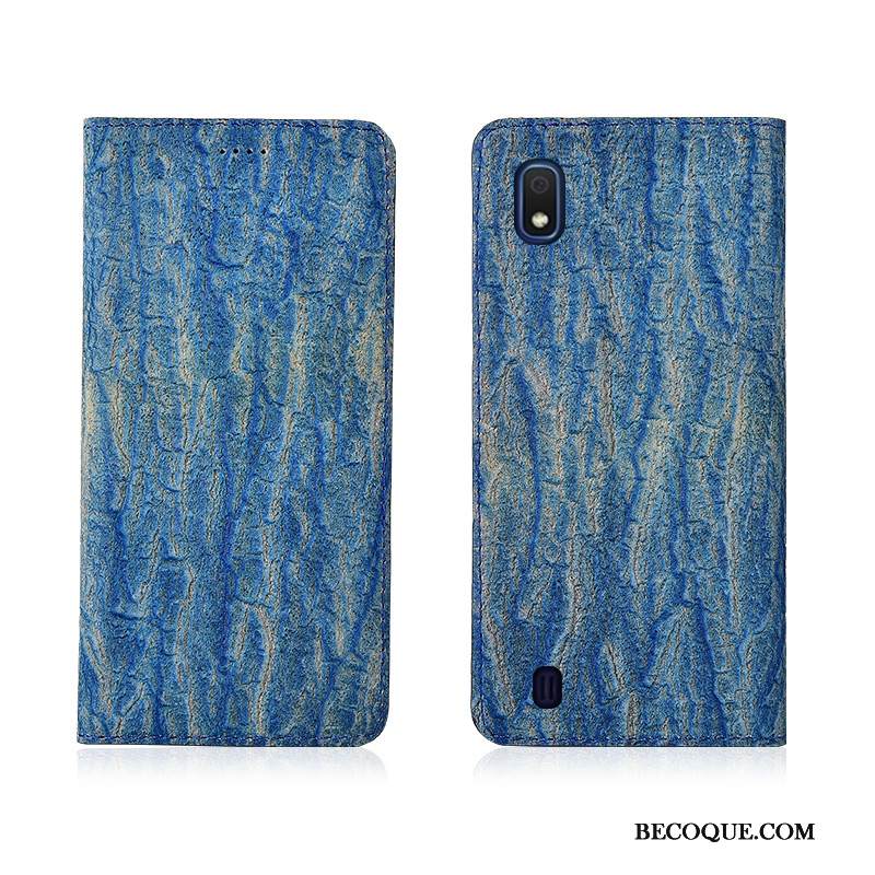 Kuori Samsung Galaxy A10 Suojaus Uusi Pesty Suede, Kotelo Samsung Galaxy A10 Silikoni Puu Puhelimen Kuoret