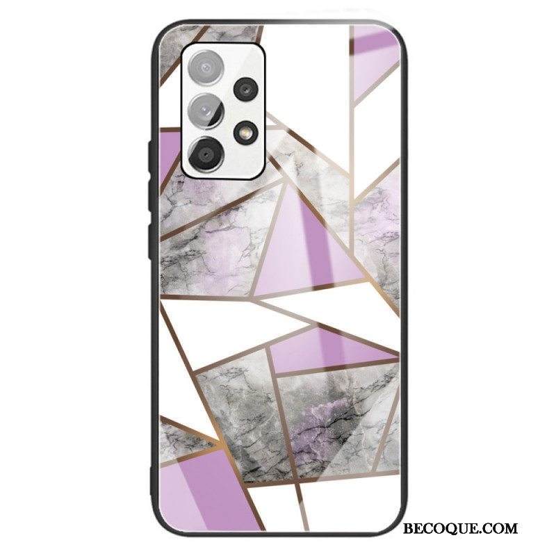 Kuori Samsung Galaxy A13 Geometria Marmori Karkaistu Lasi