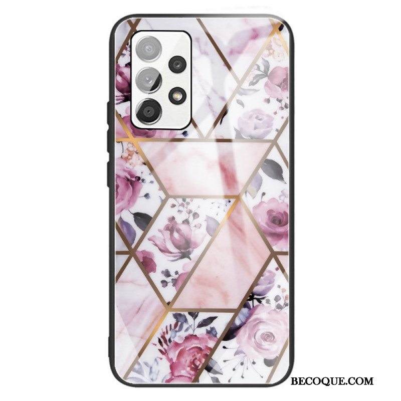 Kuori Samsung Galaxy A13 Geometria Marmori Karkaistu Lasi