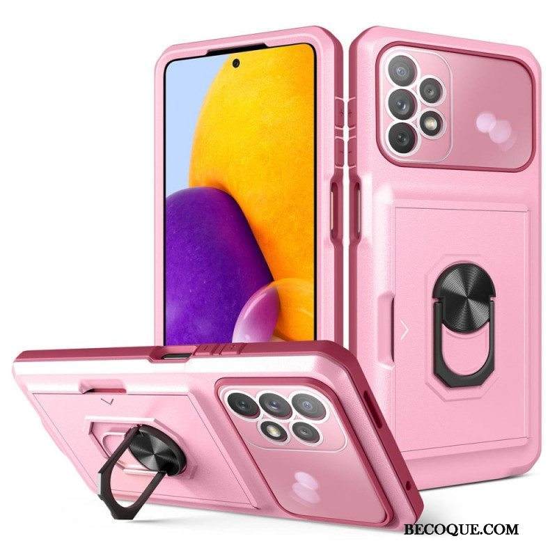 Kuori Samsung Galaxy A13 Korttipidike Ja Sormusteline