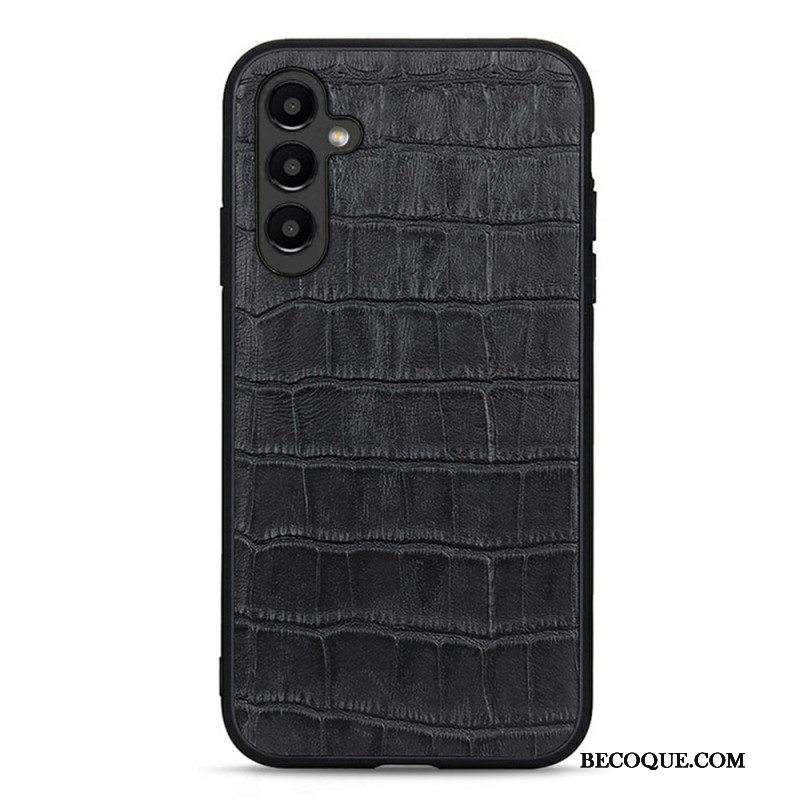 Kuori Samsung Galaxy A14 / A14 5G Aitoa Krokotiilityylistä Nahkaa