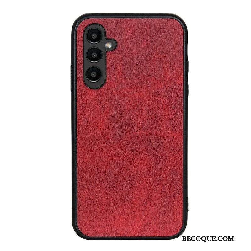 Kuori Samsung Galaxy A14 / A14 5G Hienostunut Ilme Nahkaefekti