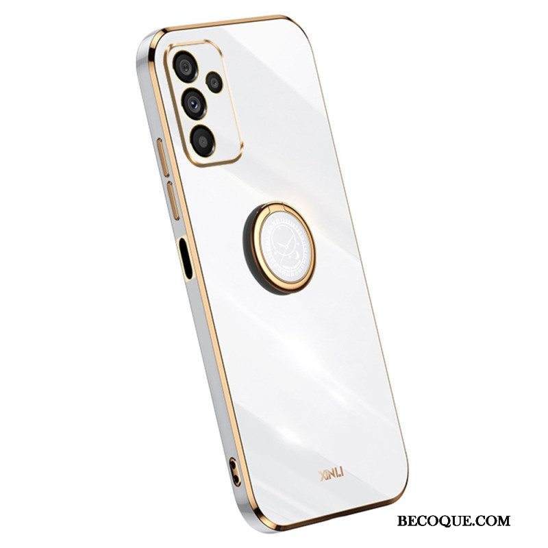 Kuori Samsung Galaxy A14 / A14 5G Kultaiset Reunat Rengastuella