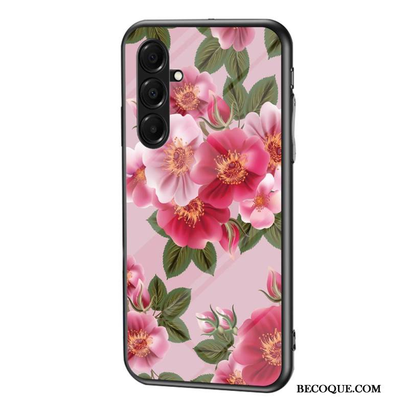 Kuori Samsung Galaxy A17 4g / 5g Karkaistusta Lasista Valmistetut Kukat