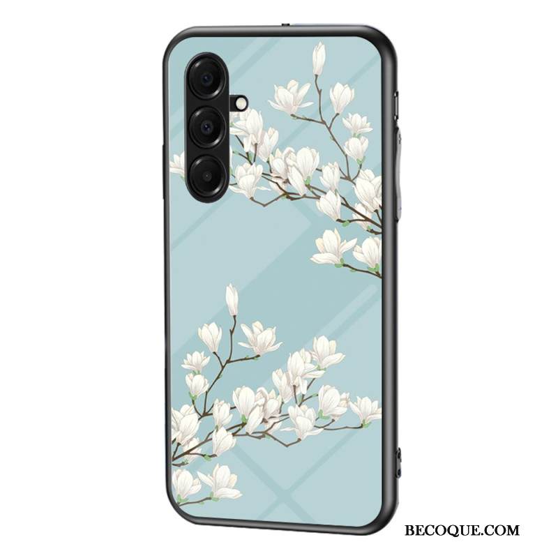 Kuori Samsung Galaxy A17 4g / 5g Karkaistusta Lasista Valmistetut Kukat