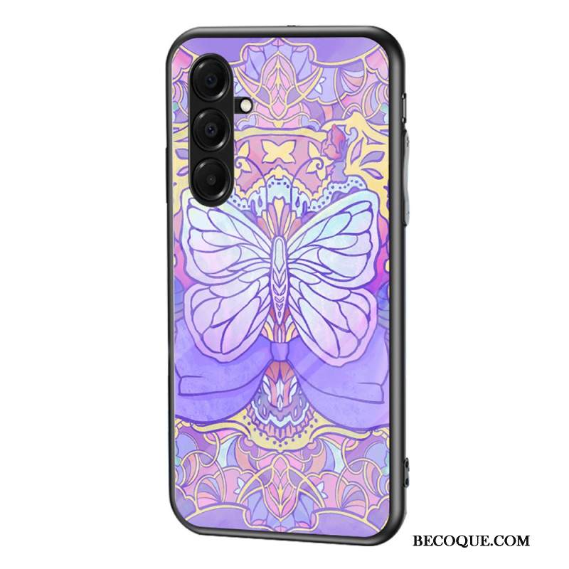 Kuori Samsung Galaxy A17 4g / 5g Karkaistusta Lasista Valmistetut Perhoset