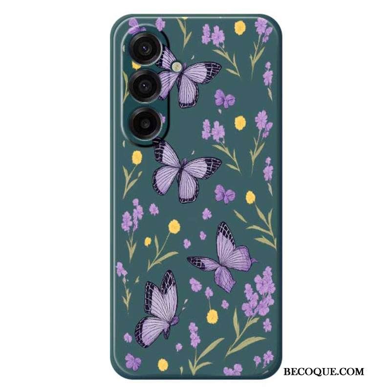 Kuori Samsung Galaxy A17 4g / 5g Violetit Perhoset