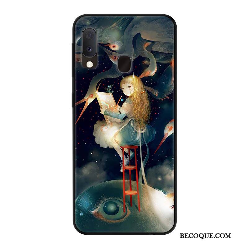 Kuori Samsung Galaxy A20e Luova Persoonallisuus Puhelimen Kuoret, Kotelo Samsung Galaxy A20e Suojaus Murtumaton Punainen