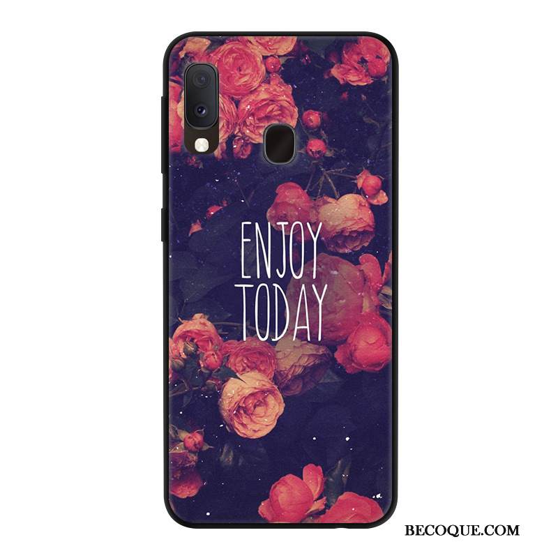 Kuori Samsung Galaxy A20e Luova Persoonallisuus Puhelimen Kuoret, Kotelo Samsung Galaxy A20e Suojaus Murtumaton Punainen