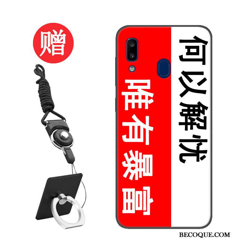 Kuori Samsung Galaxy A20e Pehmeä Neste Net Red Trendi, Kotelo Samsung Galaxy A20e Suojaus Karkaisu Musta