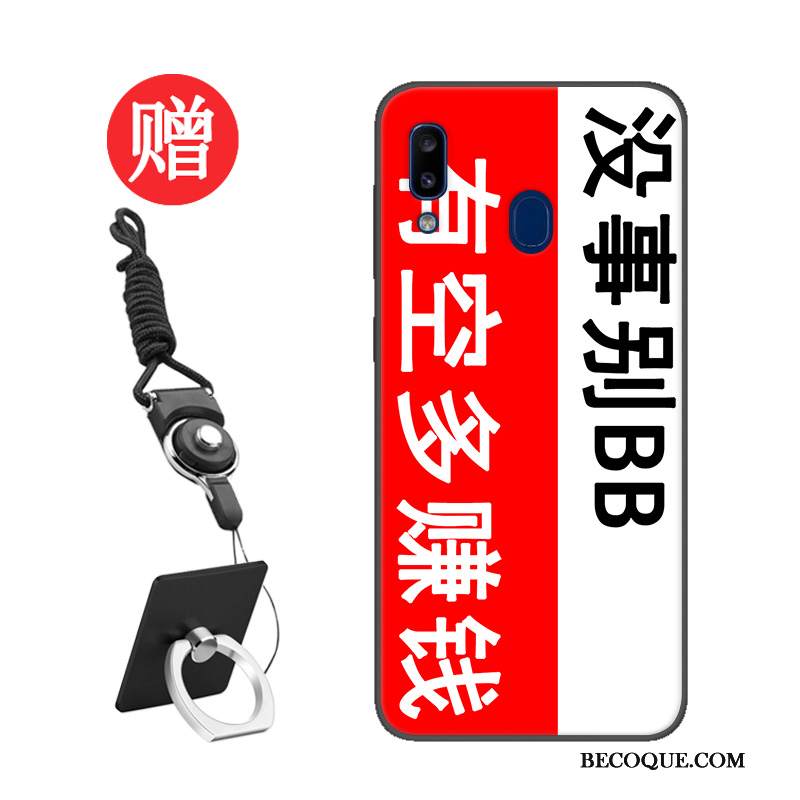 Kuori Samsung Galaxy A20e Pehmeä Neste Net Red Trendi, Kotelo Samsung Galaxy A20e Suojaus Karkaisu Musta