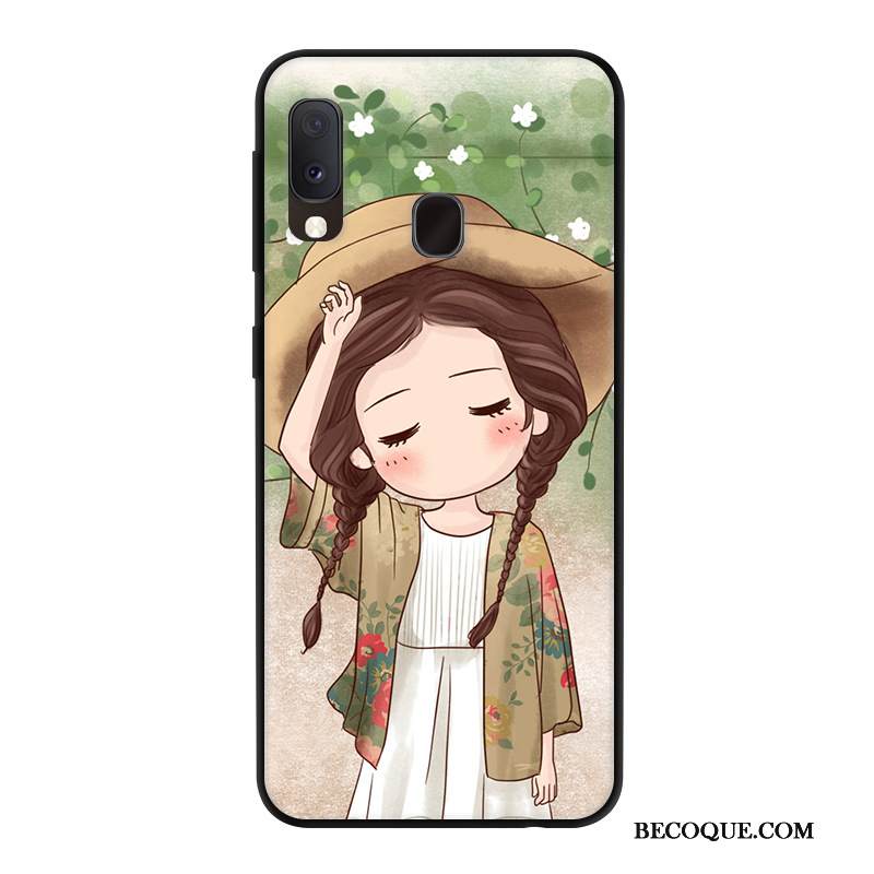 Kuori Samsung Galaxy A20e Pehmeä Neste Tuuli Murtumaton, Kotelo Samsung Galaxy A20e Suojaus Keltainen Puhelimen Kuoret