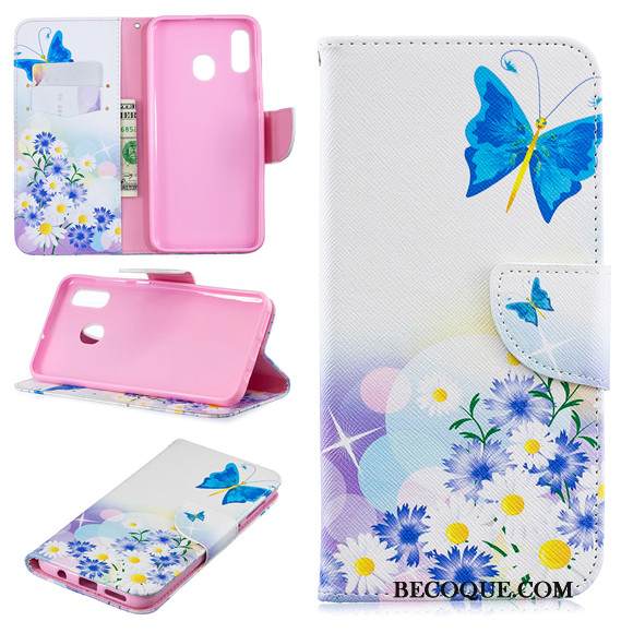 Kuori Samsung Galaxy A20e Suojaus Violetti Murtumaton, Kotelo Samsung Galaxy A20e Kuoret Puhelimen Kuoret