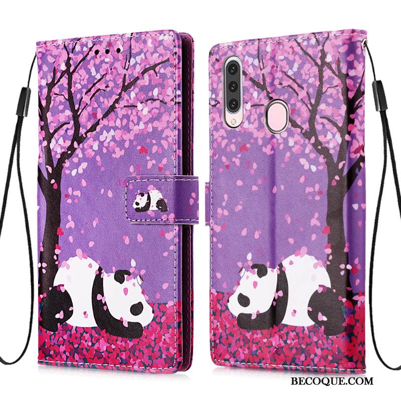 Kuori Samsung Galaxy A20s Kuoret Persoonallisuus Kortti, Kotelo Samsung Galaxy A20s Nahka Sininen