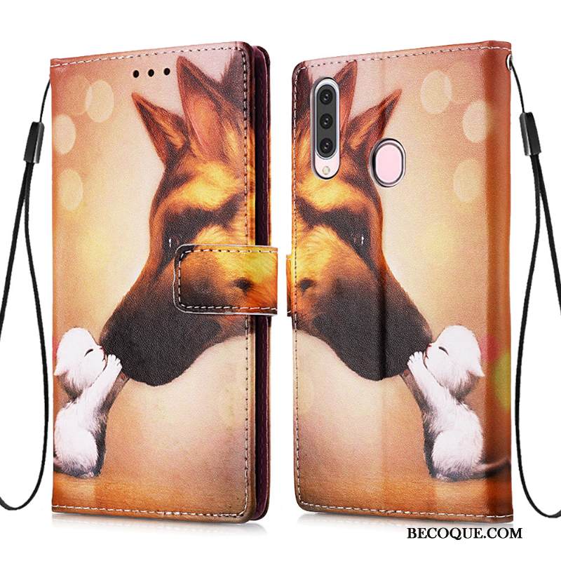 Kuori Samsung Galaxy A20s Kuoret Persoonallisuus Kortti, Kotelo Samsung Galaxy A20s Nahka Sininen