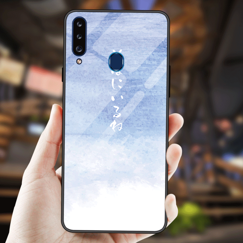 Kuori Samsung Galaxy A20s Laukut Murtumaton Musta, Kotelo Samsung Galaxy A20s Suojaus Peili Lasi