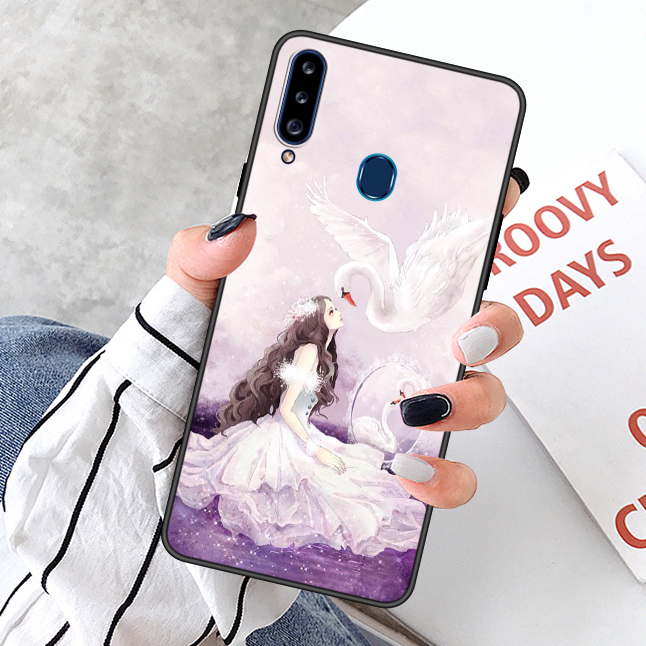 Kuori Samsung Galaxy A20s Laukut Punainen Puhelimen Kuoret, Kotelo Samsung Galaxy A20s Pehmeä Neste Muokata Pesty Suede