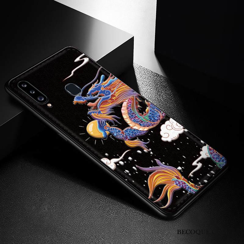 Kuori Samsung Galaxy A20s Luova Kukkakuvio Trendi, Kotelo Samsung Galaxy A20s Laukut Murtumaton Persoonallisuus