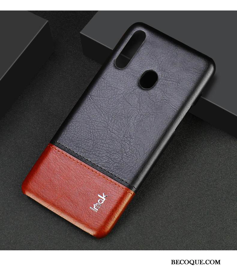 Kuori Samsung Galaxy A20s Nahka Puhelimen Kuoret Kova, Kotelo Samsung Galaxy A20s Suojaus Punainen Murtumaton