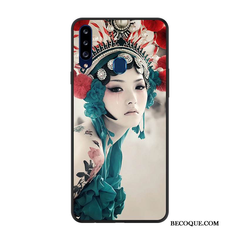 Kuori Samsung Galaxy A20s Pehmeä Neste Yksinkertainen Murtumaton, Kotelo Samsung Galaxy A20s Suojaus Muokata Vihreä