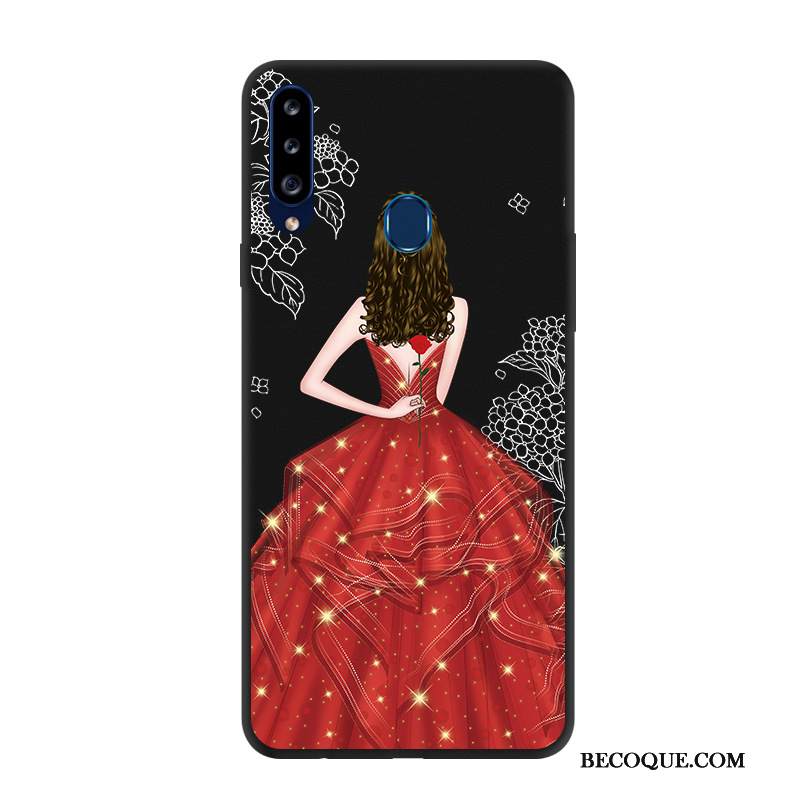 Kuori Samsung Galaxy A20s Pehmeä Neste Yksinkertainen Murtumaton, Kotelo Samsung Galaxy A20s Suojaus Muokata Vihreä