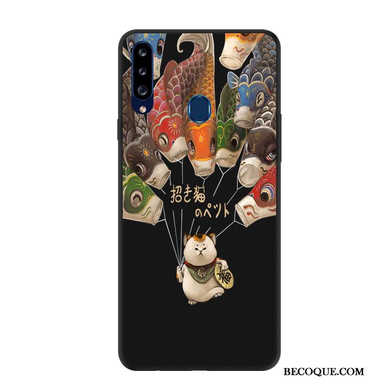 Kuori Samsung Galaxy A20s Pehmeä Neste Yksinkertainen Murtumaton, Kotelo Samsung Galaxy A20s Suojaus Muokata Vihreä