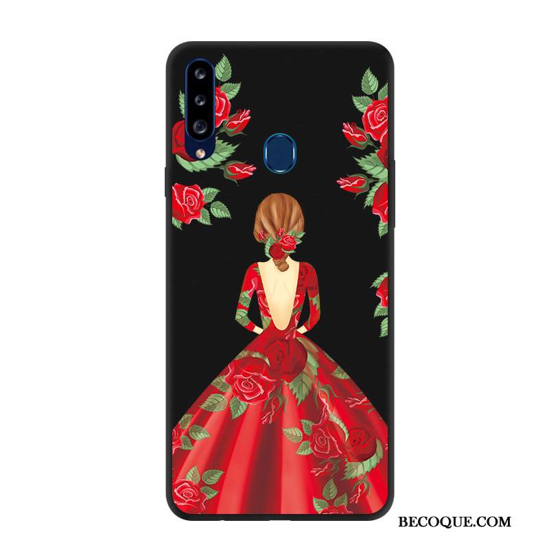 Kuori Samsung Galaxy A20s Pehmeä Neste Yksinkertainen Murtumaton, Kotelo Samsung Galaxy A20s Suojaus Muokata Vihreä