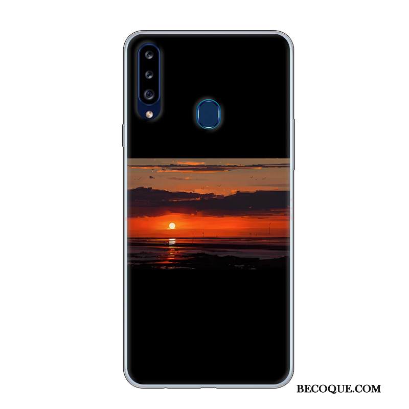 Kuori Samsung Galaxy A20s Sarjakuva Persoonallisuus Murtumaton, Kotelo Samsung Galaxy A20s Suojaus Puhelimen Kuoret Valkoinen