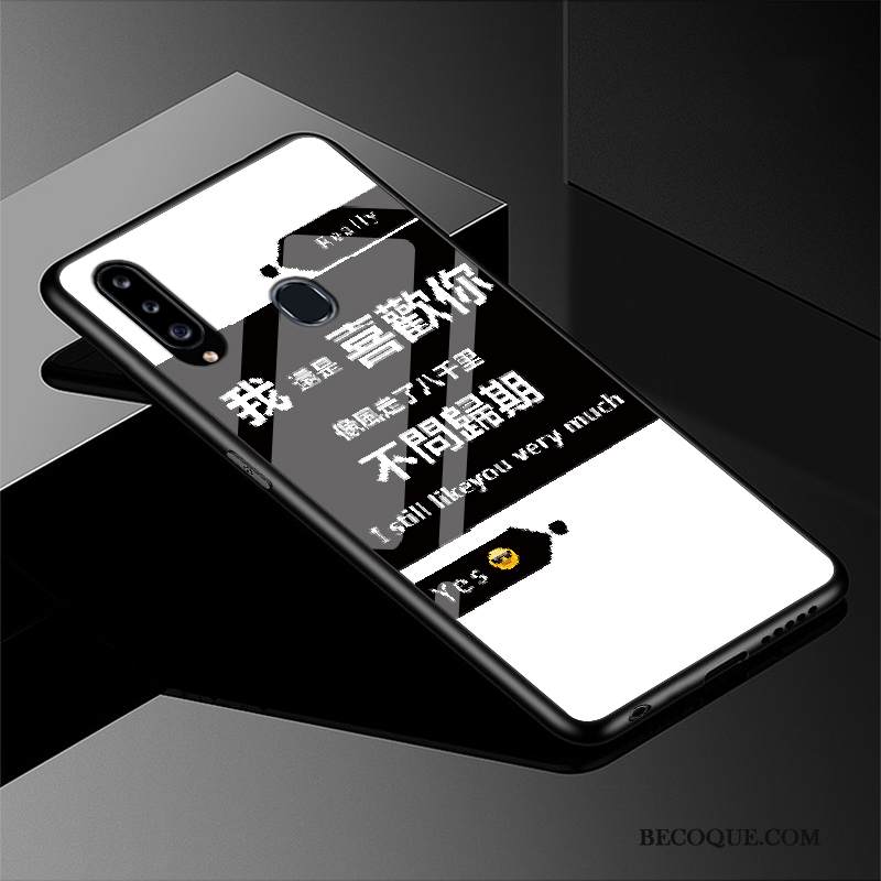 Kuori Samsung Galaxy A20s Silikoni Puhelimen Kuoret Murtumaton, Kotelo Samsung Galaxy A20s Suojaus Rakastunut Peili