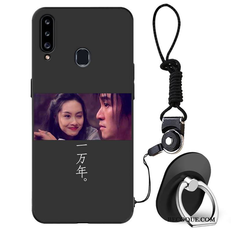 Kuori Samsung Galaxy A20s Suojaus Murtumaton Rakastunut, Kotelo Samsung Galaxy A20s Laukut Yksinkertainen Tide-brändi