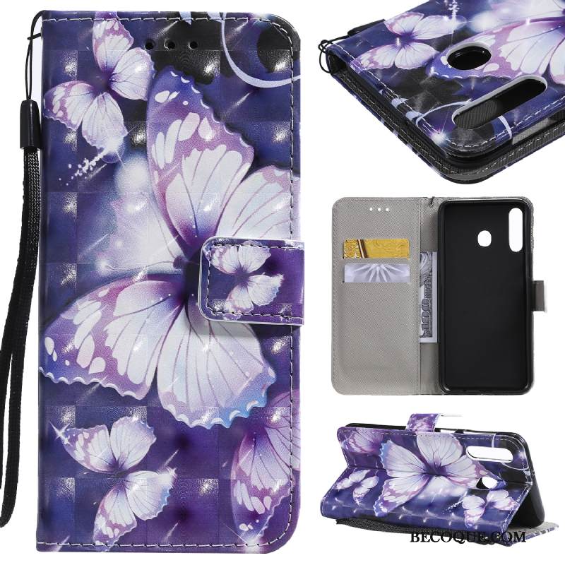 Kuori Samsung Galaxy A20s Suojaus Valkoinen Kortti, Kotelo Samsung Galaxy A20s Kuoret Puhelimen Kuoret