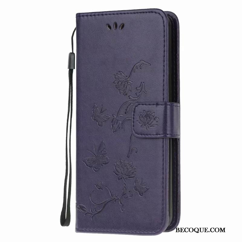 Kuori Samsung Galaxy A21s Kuoret Kortti Murtumaton, Kotelo Samsung Galaxy A21s Laukut Violetti Puhelimen Kuoret