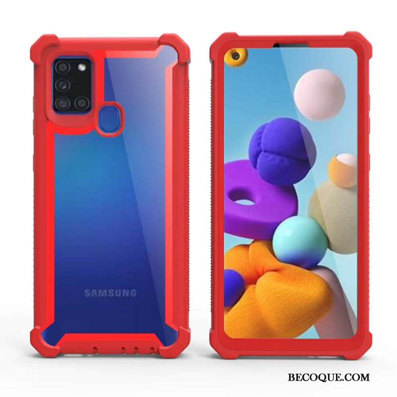 Kuori Samsung Galaxy A21s Laukut Keltainen Murtumaton, Kotelo Samsung Galaxy A21s Suojaus Suupaltti Eurooppa