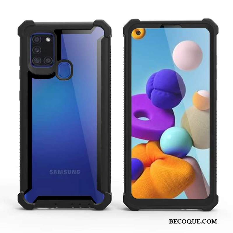 Kuori Samsung Galaxy A21s Laukut Keltainen Murtumaton, Kotelo Samsung Galaxy A21s Suojaus Suupaltti Eurooppa