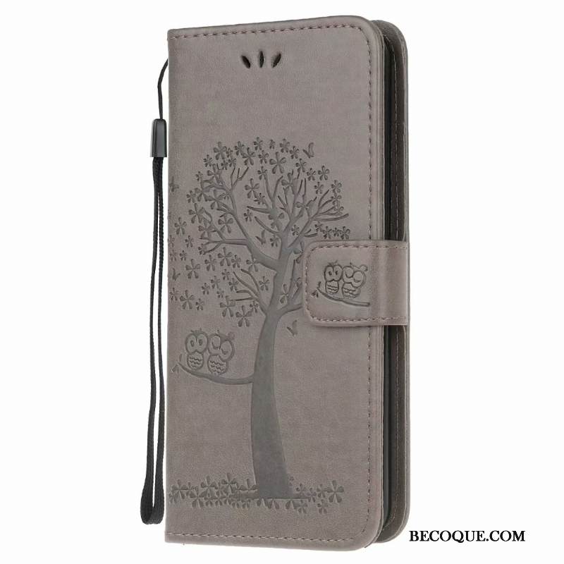 Kuori Samsung Galaxy A21s Laukut Murtumaton Harmaa, Kotelo Samsung Galaxy A21s Nahka Puhelimen Kuoret