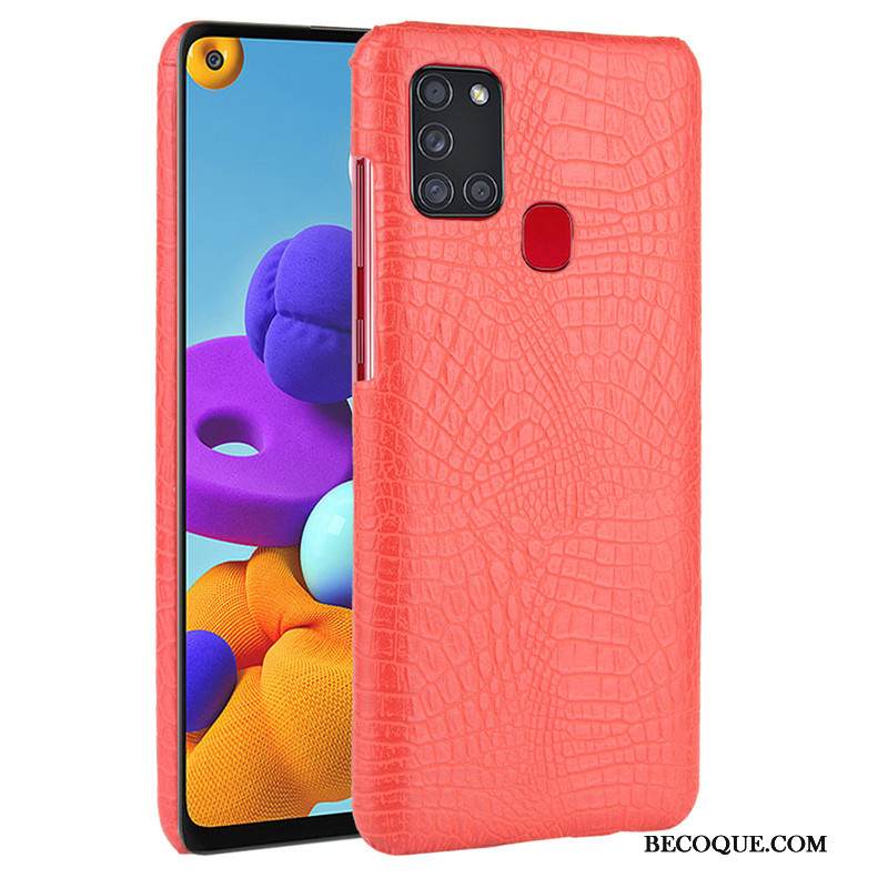 Kuori Samsung Galaxy A21s Nahka Kukkakuvio Tummansininen, Kotelo Samsung Galaxy A21s Suojaus Krokotiili Takakansi