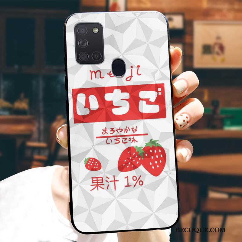 Kuori Samsung Galaxy A21s Silikoni Jauhe Kukkakuvio, Kotelo Samsung Galaxy A21s Suojaus Trendi Puhelimen Kuoret