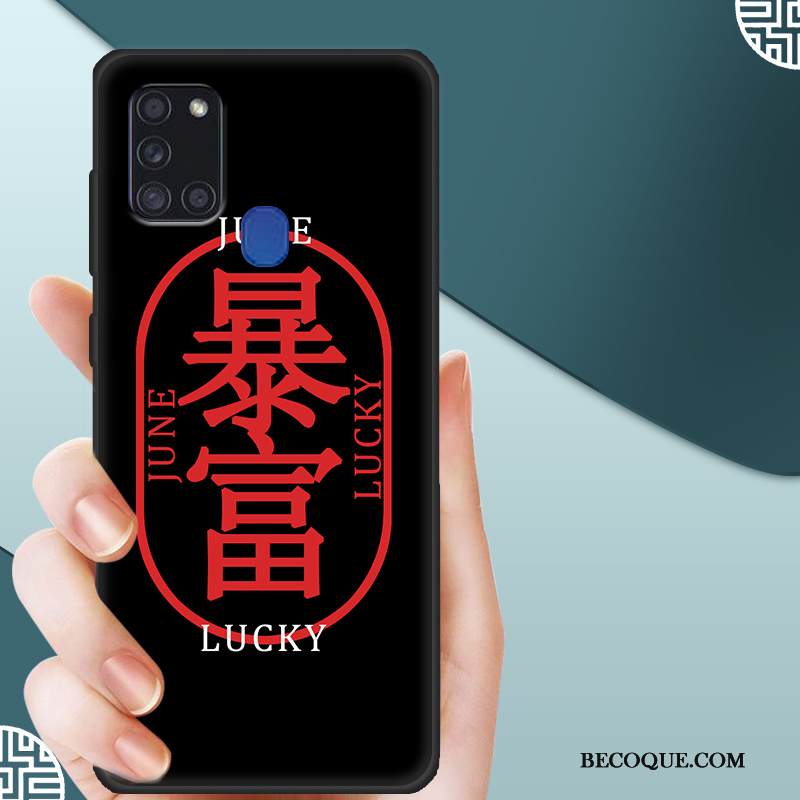 Kuori Samsung Galaxy A21s Suojaus Pesty Suede Trendi, Kotelo Samsung Galaxy A21s Pehmeä Neste Musta Kalvo