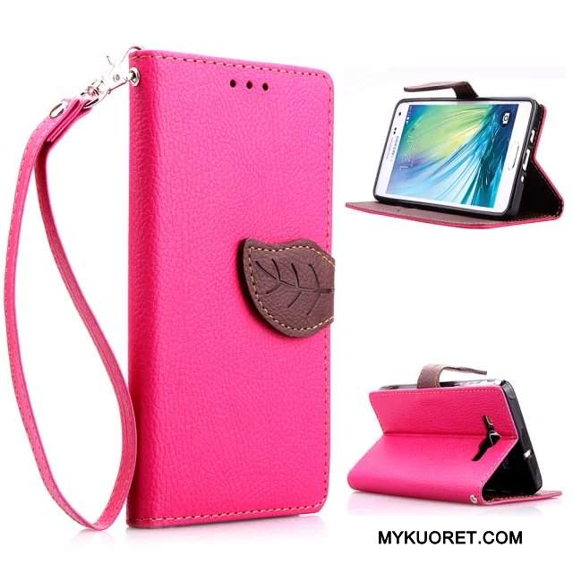 Kuori Samsung Galaxy A3 2015 Kuoret Puhelimen Kuoret Punainen, Kotelo Samsung Galaxy A3 2015 Laukut Murtumaton