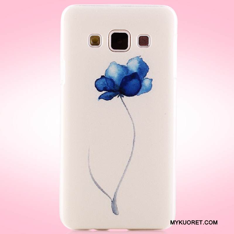 Kuori Samsung Galaxy A3 2015 Maalaus Jauhe Kova, Kotelo Samsung Galaxy A3 2015 Suojaus Pesty Suede Puhelimen Kuoret