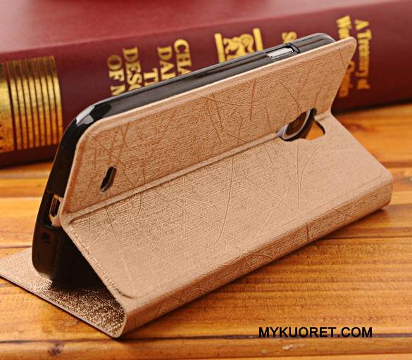 Kuori Samsung Galaxy A3 2015 Nahka Puhelimen Kuoret Jauhe, Kotelo Samsung Galaxy A3 2015 Suojaus Ohut