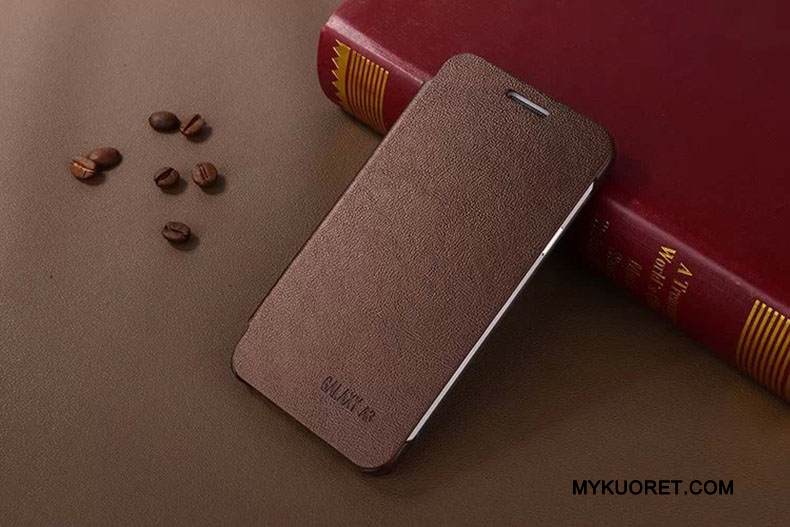 Kuori Samsung Galaxy A3 2015 Nahka Puhelimen Kuoret Uusi, Kotelo Samsung Galaxy A3 2015 Suojaus Vihreä