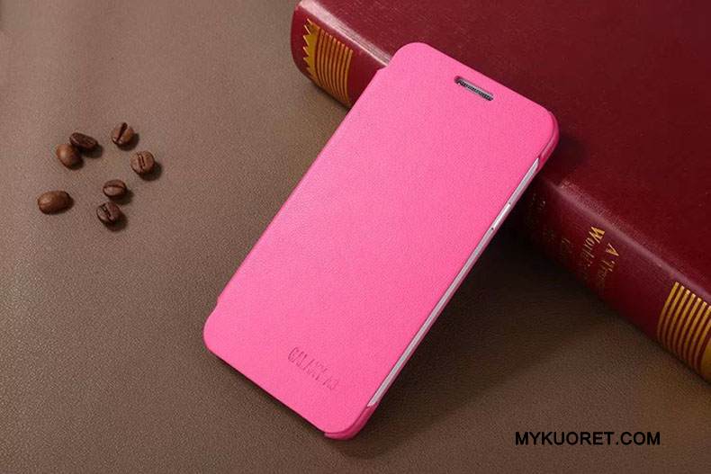 Kuori Samsung Galaxy A3 2015 Nahka Puhelimen Kuoret Uusi, Kotelo Samsung Galaxy A3 2015 Suojaus Vihreä