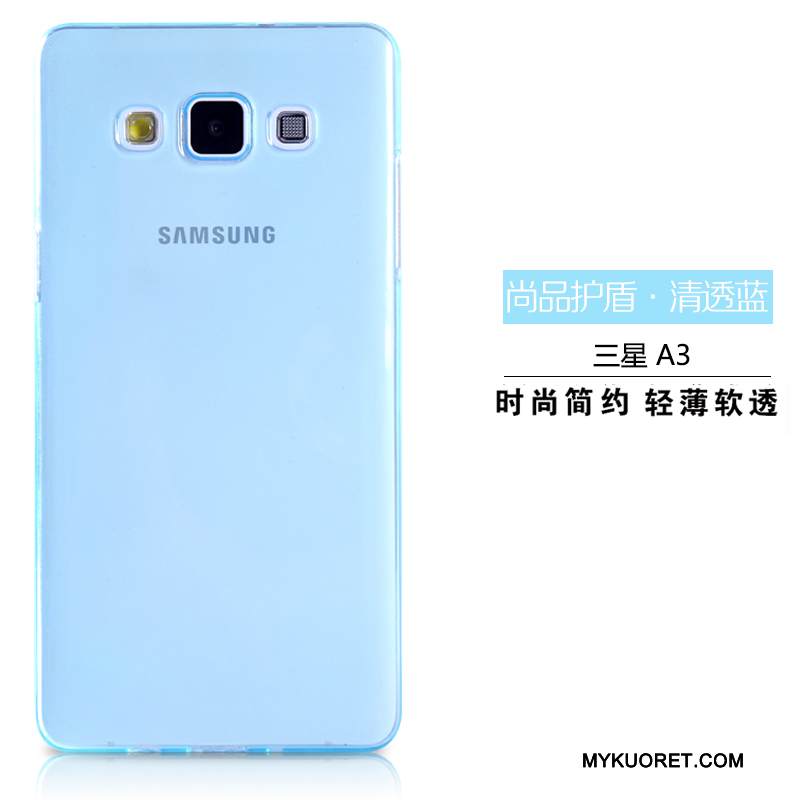 Kuori Samsung Galaxy A3 2015 Suojaus Läpinäkyvä Puhelimen Kuoret, Kotelo Samsung Galaxy A3 2015 Monivärinen
