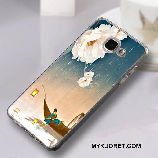 Kuori Samsung Galaxy A3 2016 Laukut Murtumaton Vaaleansininen, Kotelo Samsung Galaxy A3 2016 Suojaus Takakansi Pu