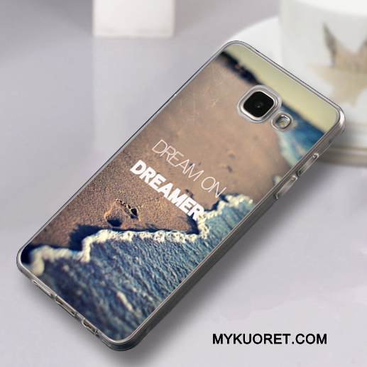 Kuori Samsung Galaxy A3 2016 Laukut Murtumaton Vaaleansininen, Kotelo Samsung Galaxy A3 2016 Suojaus Takakansi Pu