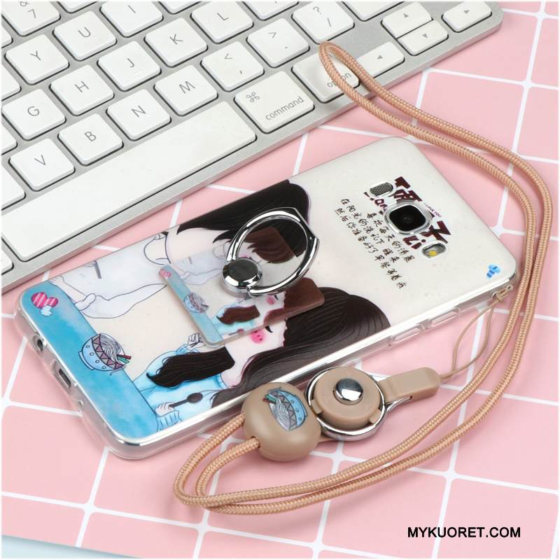 Kuori Samsung Galaxy A3 2016 Pehmeä Neste Jauhe Puhelimen Kuoret, Kotelo Samsung Galaxy A3 2016 Suojaus