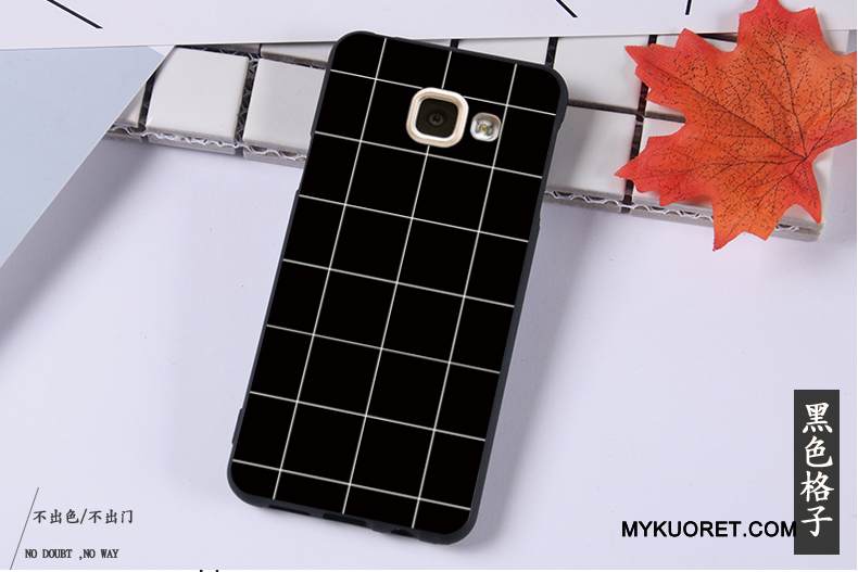 Kuori Samsung Galaxy A3 2016 Pehmeä Neste Puhelimen Kuoret Murtumaton, Kotelo Samsung Galaxy A3 2016 Suojaus Ripustettavat Koristeet Musta