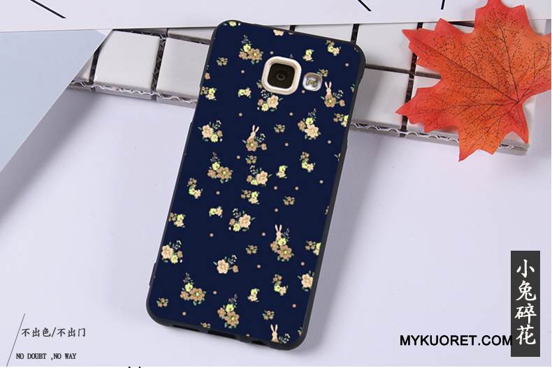 Kuori Samsung Galaxy A3 2016 Pehmeä Neste Puhelimen Kuoret Murtumaton, Kotelo Samsung Galaxy A3 2016 Suojaus Ripustettavat Koristeet Musta