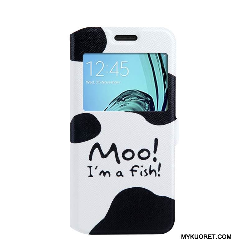 Kuori Samsung Galaxy A3 2016 Pehmeä Neste Puhelimen Kuoret Violetti, Kotelo Samsung Galaxy A3 2016 Maalaus Avaa Ikkuna